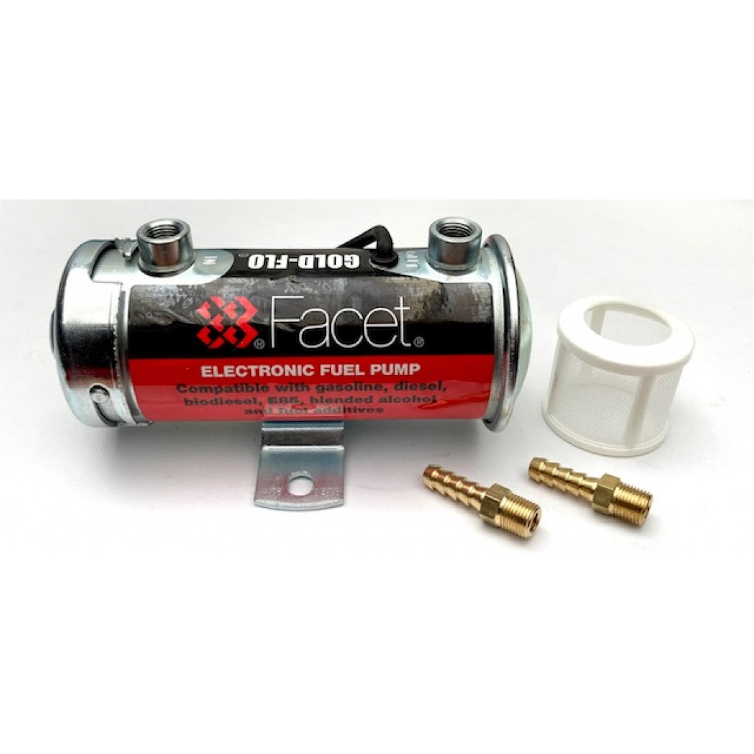 Facet Cylindrical Silver Top Diesel Fuel Pump