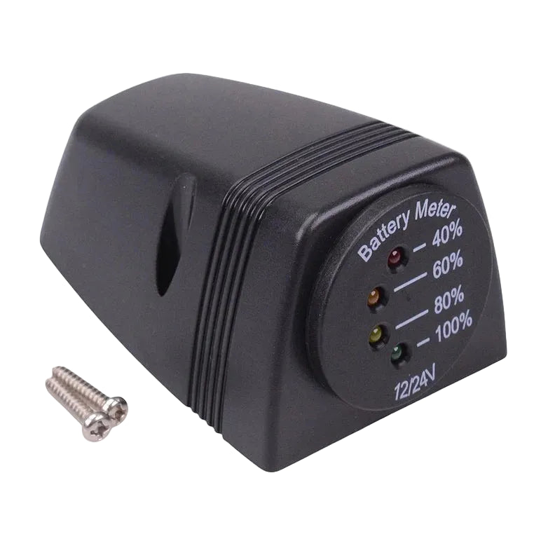 Battery Indicator Meter With Panel Mount Housing 12V/24V