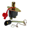 Heavy Duty Battery Isolator With Removable Key