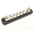 Busbar 2 x 6mm Studs, 10 x 4mm Screws