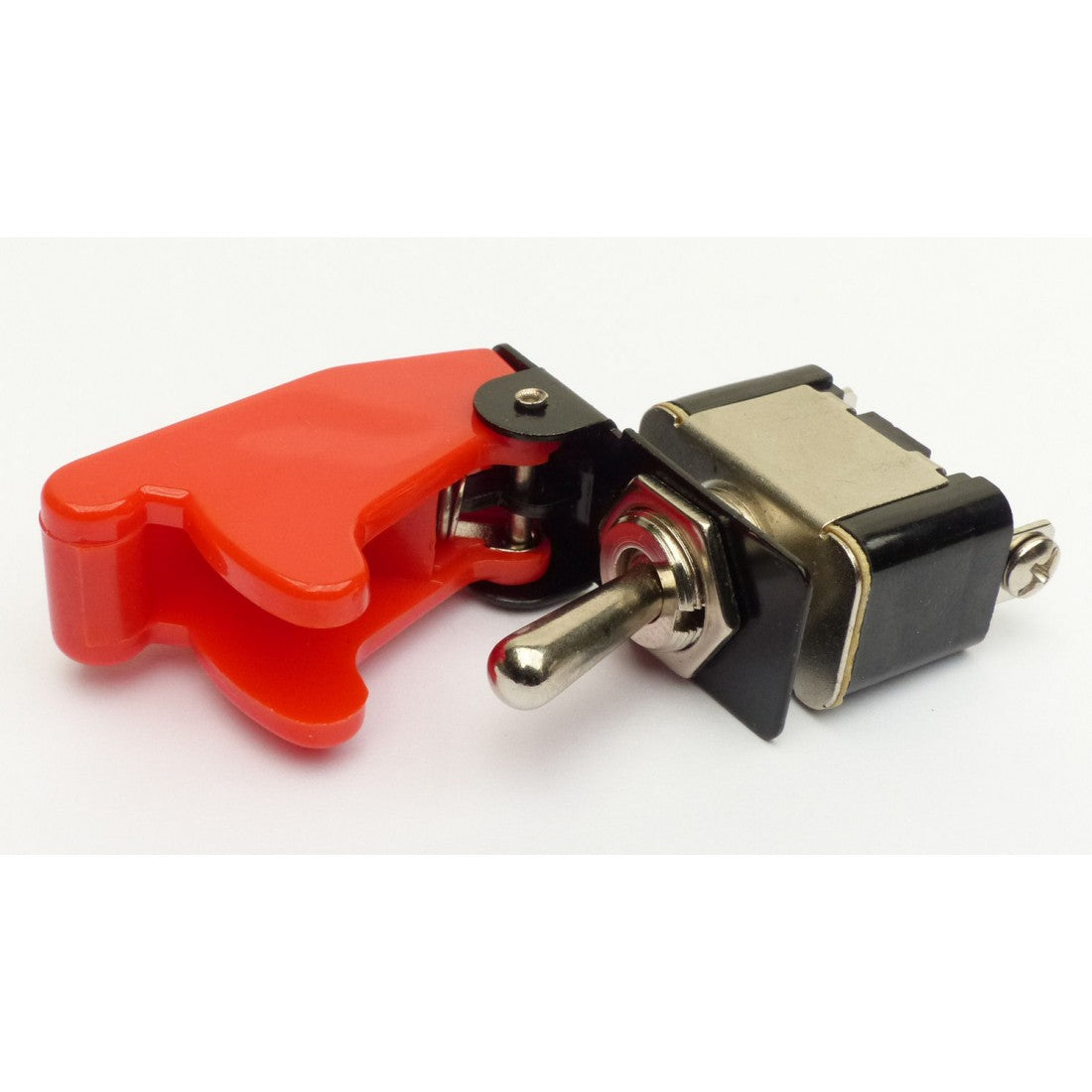 Toggle Switch With Red Aircraft Cover