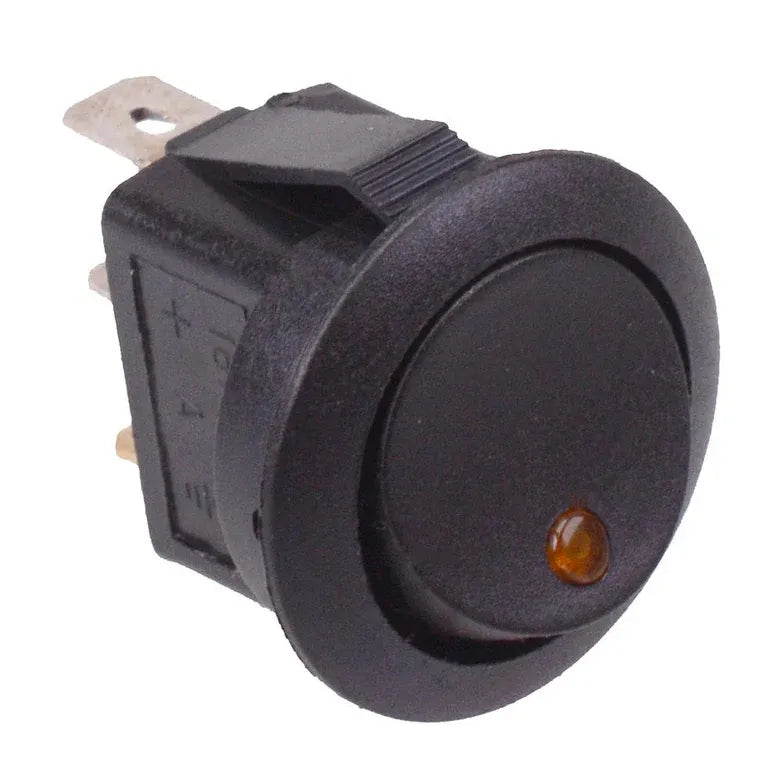 Mini Round Rocker Switch With Small LED