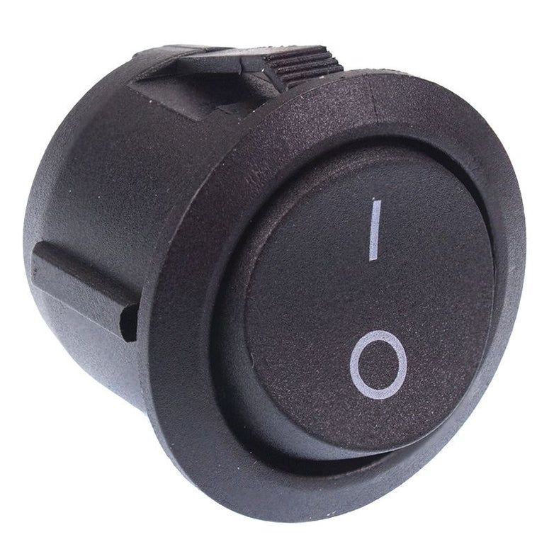 Small Circular Rocker Switch Mini Round Rocker Switch – Vehicle Wiring Products