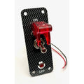 Red LED Panel Toggle Switch