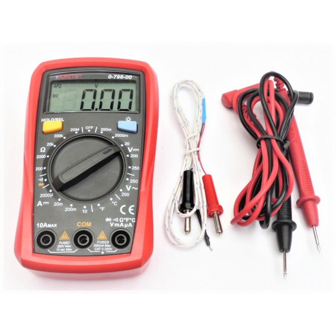 Pocket Multimeter With Test Leads