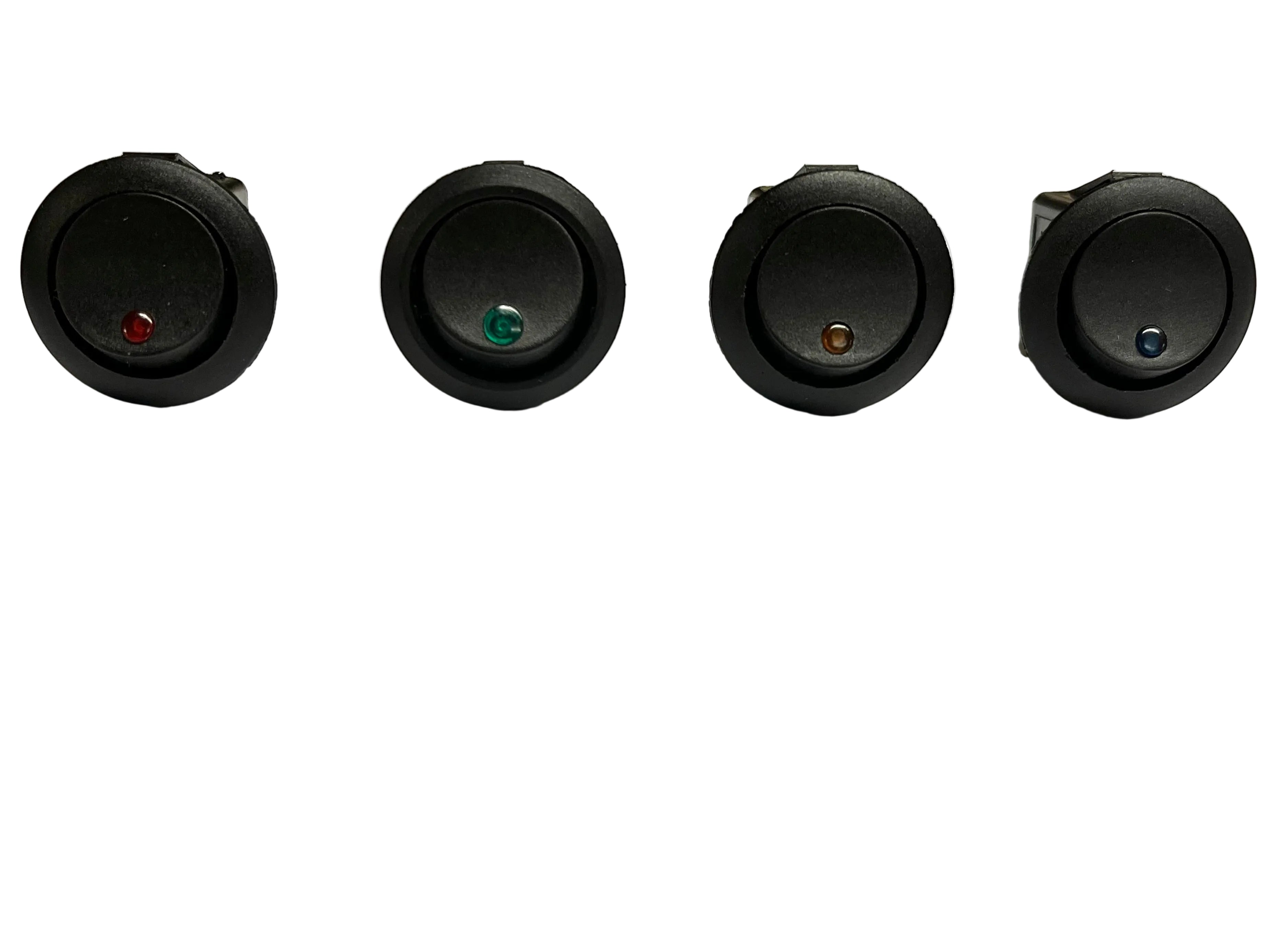 Mini Round Rocker Switch With Small LED