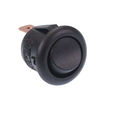 Black Micro Round On-On Rocker Switch