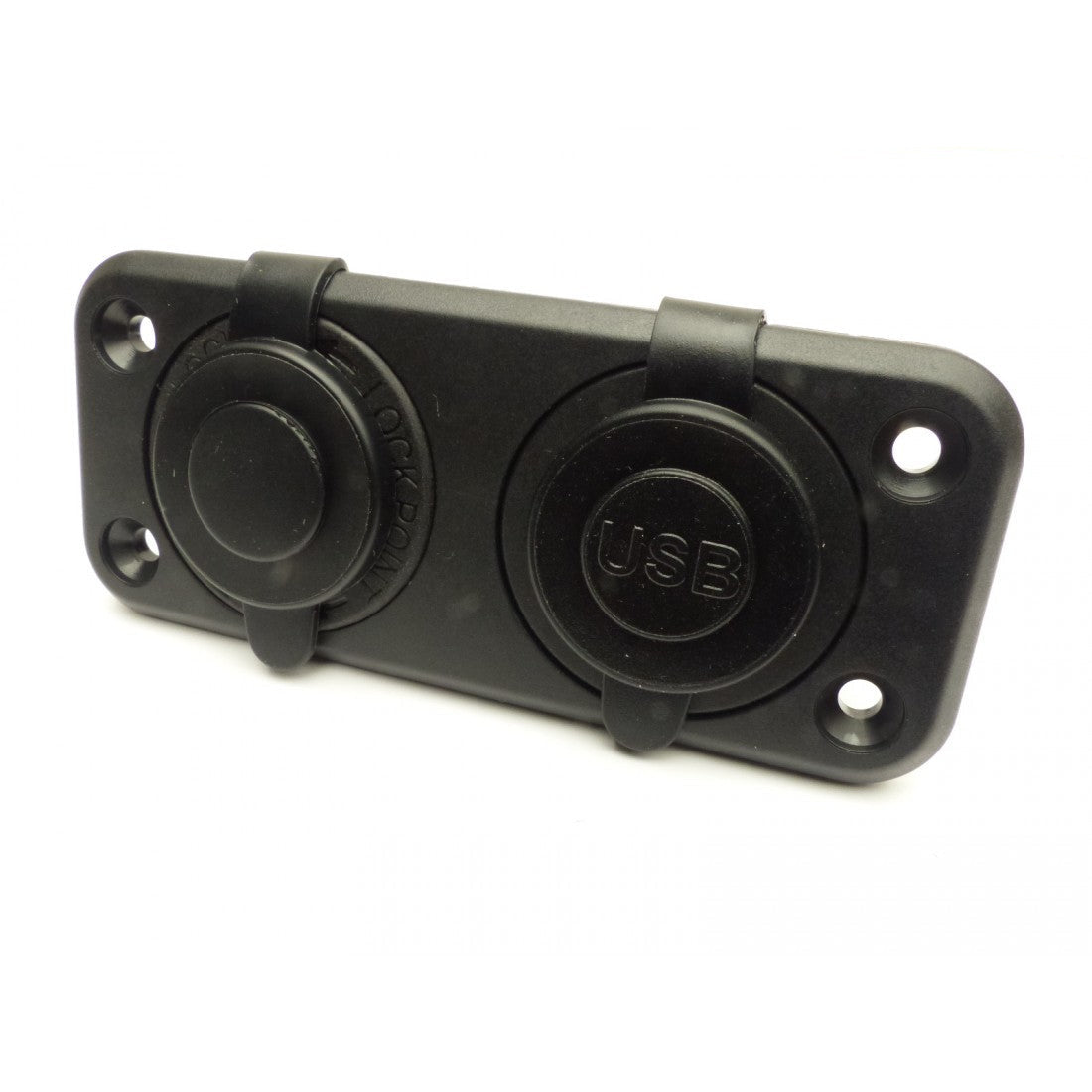 Double USB/Single Power Socket