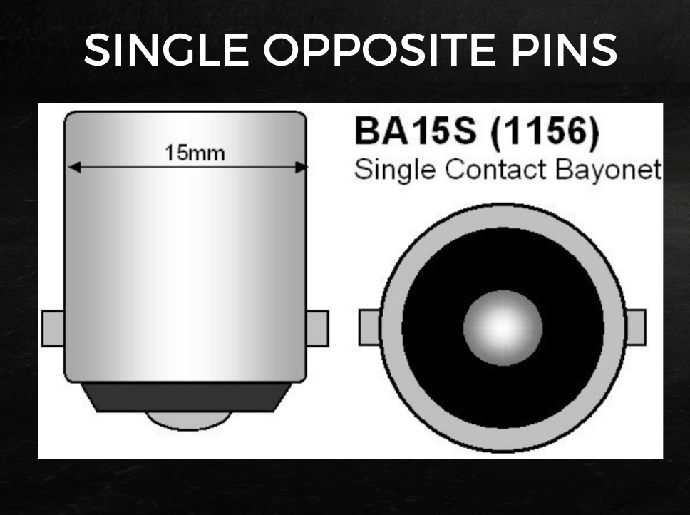 12V LED Bulbs, BA15s, For Stop Light, Fog Light And Indicators