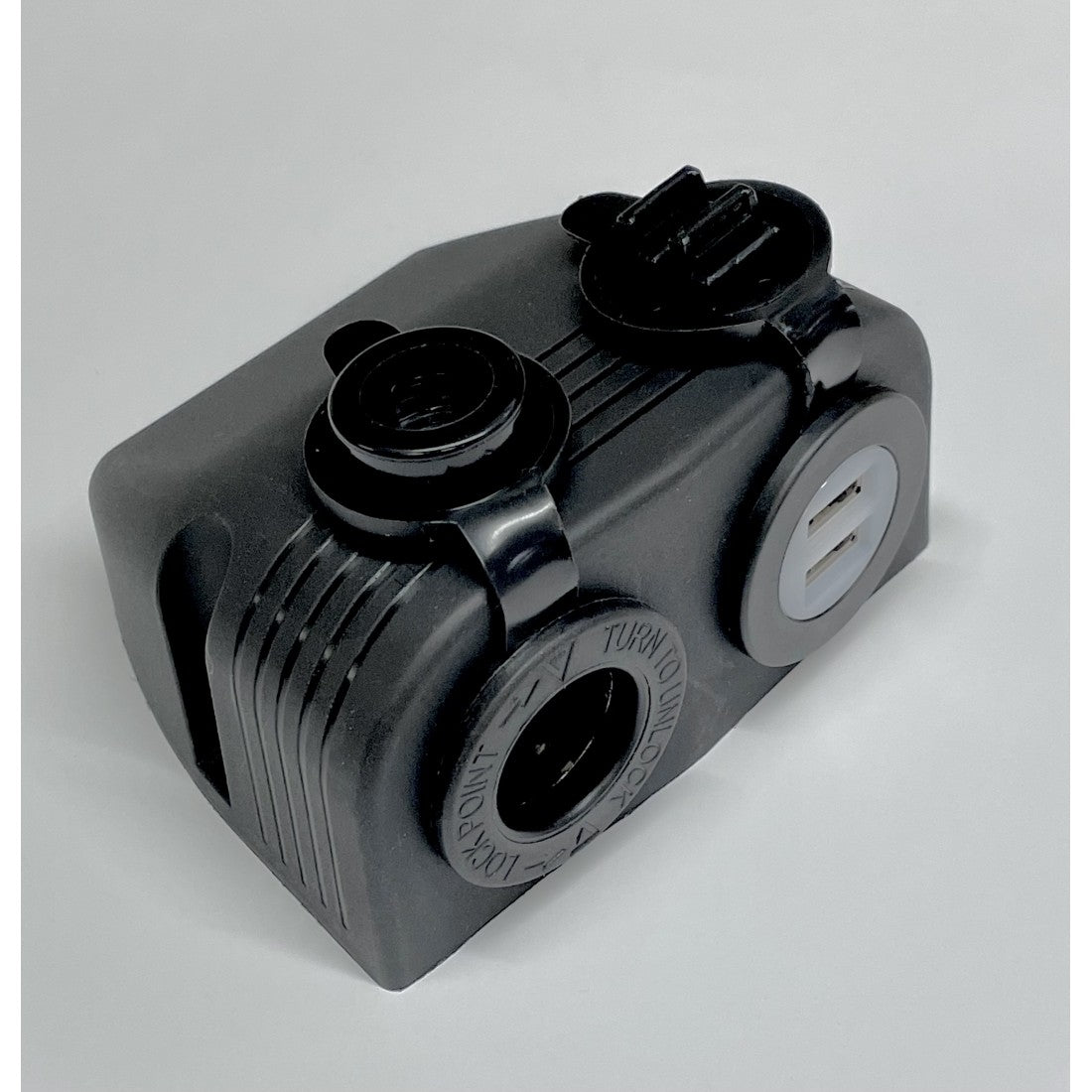 Double USB/Power Socket Surface Mounted