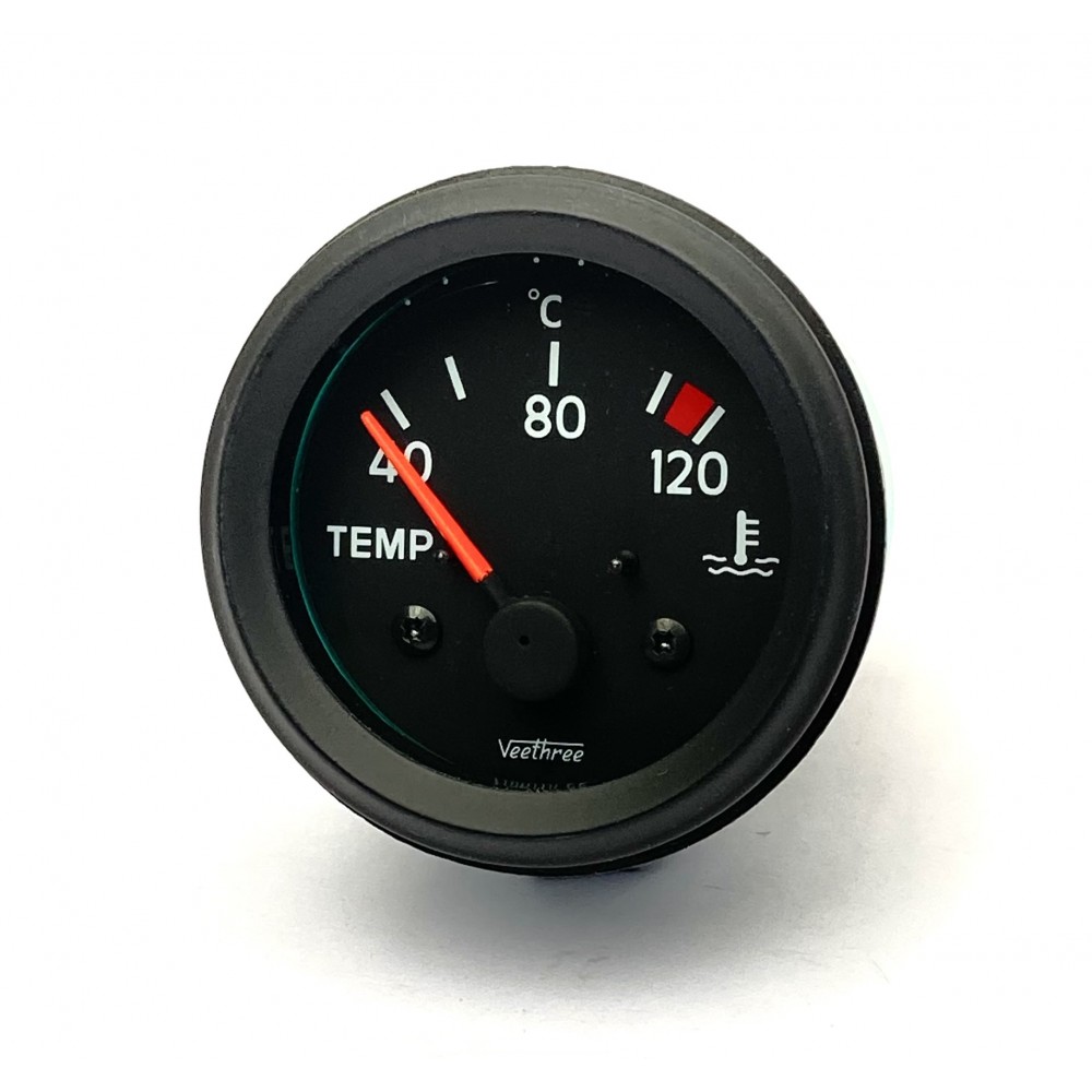 Veethree Water Temperature Gauge and Sender 12 & 24 Volt