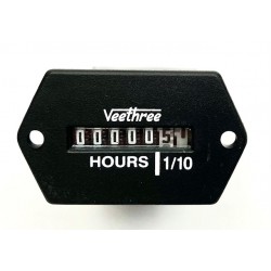 Veethree Analogue Hour Meter 36.5x25mm Veethree Analogue Hour Meter 36.5x25mm