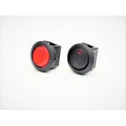 Mini Round Rocker Switch With LED