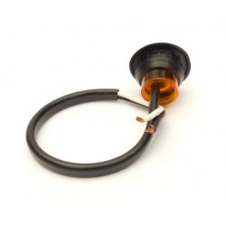 LED Amber Button Lamp 12V