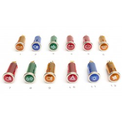 Warning Lights With Symbol 12V