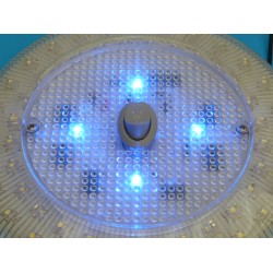 Round LED Interior Lamp With Dual Output