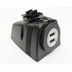 Double USB Power Socket Surface Mount
