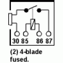 12V 4-Blade Fused Relay 12V 4-Blade Fused Relay