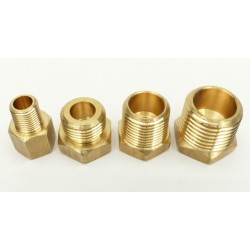 Brass Adaptor Kit To Fit 1/8 NPTF To Larger Imperial