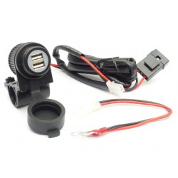 12V USB Socket Kit Handlebar Mount