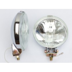 Wipac 5.5 Inch Chrome Classic Driving Lamps (Pair)