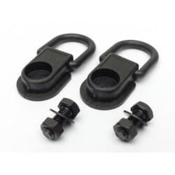 Folding luggage hooks