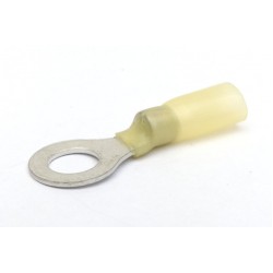 Yellow Heat Shrink Ring Terminal
