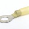 Yellow Heat Shrink Ring Terminal