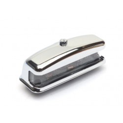 Chromed Brass Number Plate Lamp