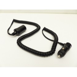 Retractable 2 Core Cable With Lighter Plug & Socket Retractable 2 Core Cable With Lighter Plug & Socket