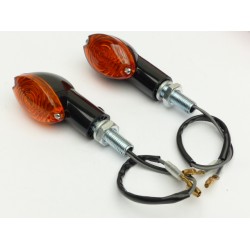 Cat Eye Mini Indicators - Pair - Black Cat Eye Mini Indicators - Pair - Black