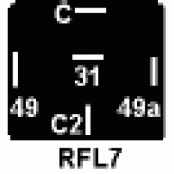 12 Volt 5 Pin Electronic Flasher Relay 12 Volt 5 Pin Electronic Flasher Relay
