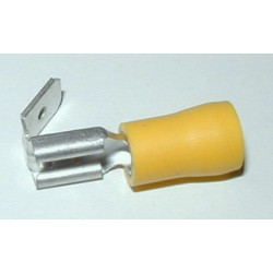 Yellow Piggyback 6.3mm